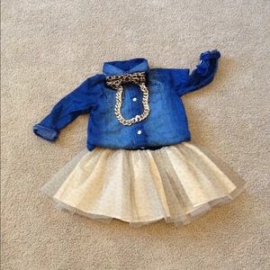 Toddler Girl Leopard Tutu Skirt 3t
